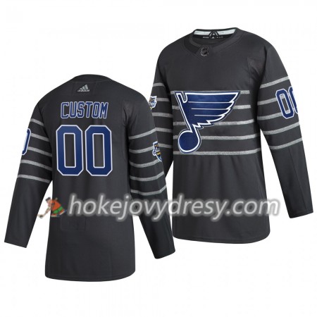Pánské Hokejový Dres St. Louis Blues Custom  Šedá Adidas 2020 NHL All-Star Authentic